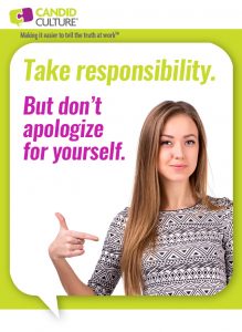take resposibility
