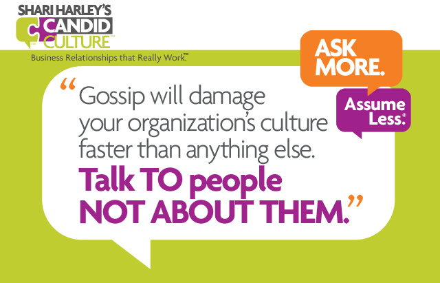 Want a Better Workplace Culture? Gossip Less.